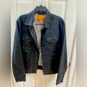 American Eagle waxed denim jacket